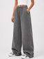 PLAIN SMOKEY GRAY DENIM TROUSER
