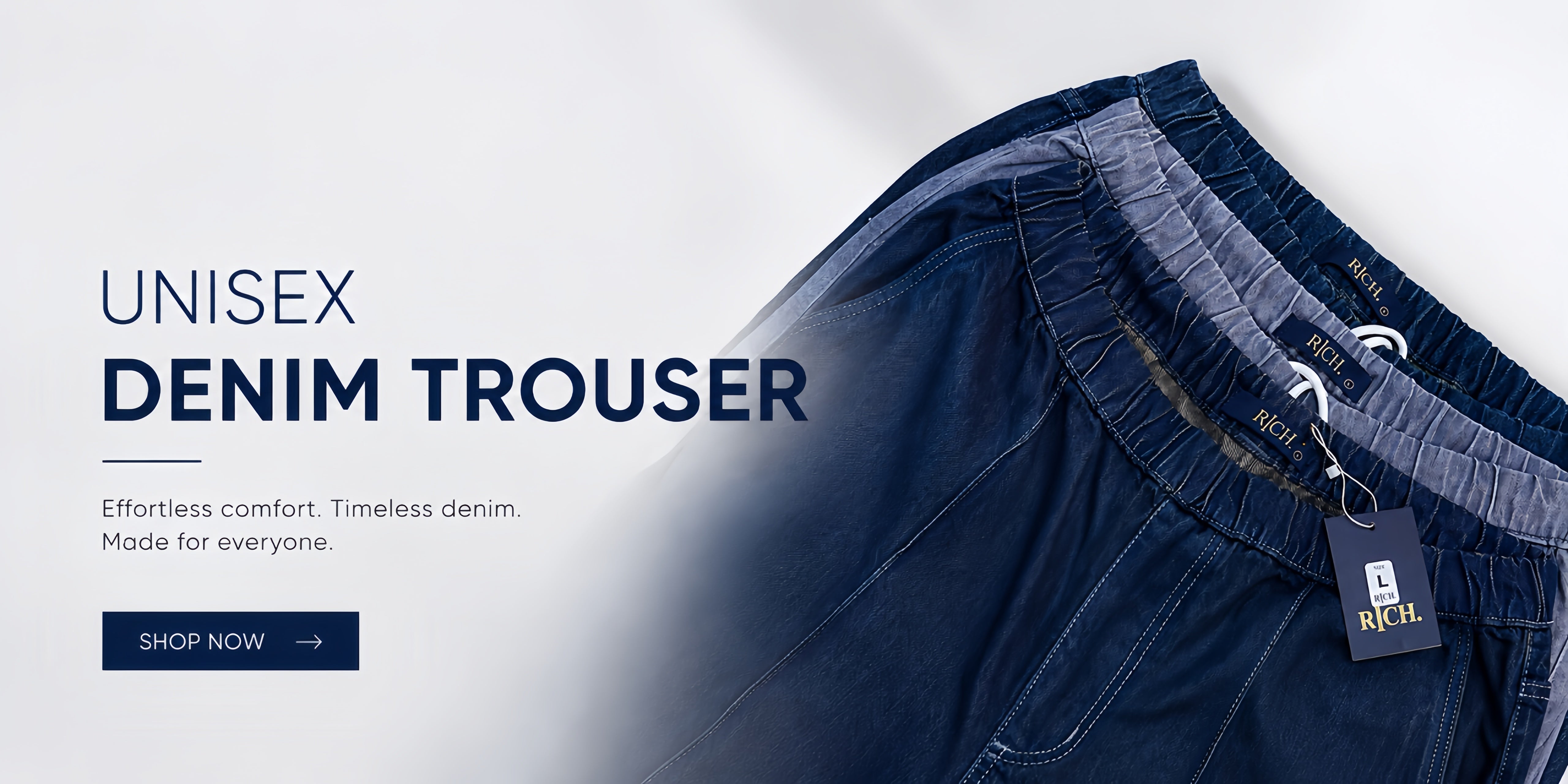 UNISEX DENIM TROUSER