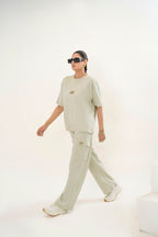Women Trouser – SAGE  GREEN