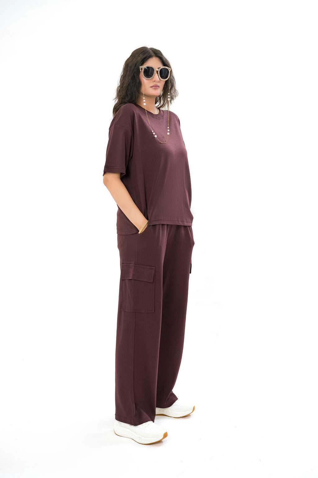 Women Trouser – Maroon