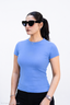 CORNFLOWER FITTED TOP