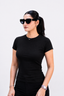 BLACK FITTED TOP