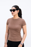 CHESTNUT FITTED TOP