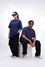 NAVY BLUE OVERSIZED T-Shirt (UNISEX)