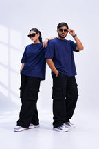 NAVY BLUE OVERSIZED T-Shirt (UNISEX)