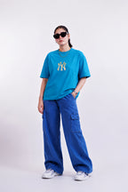 TURQUOISE DROPSHOULDER